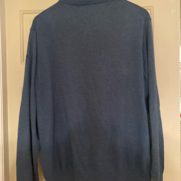 Vineyard Vines Navy Blue 1/4 Zip Size L - Picture 4 of 6